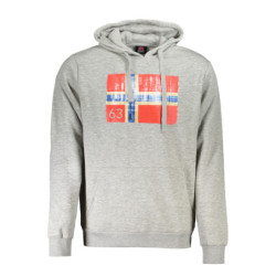 NORWAY 1963 MEN'S ZIP-UP SWEATSHIRT GREY