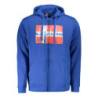 NORWAY 1963 MEN'S BLUE ZIP-UP SWEATSHIRT
