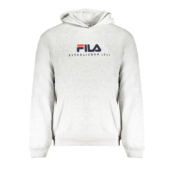 SWEAT-SHIRT FILA SANS FERMETURE ÉCLAIR GRIS POUR HOMMES
