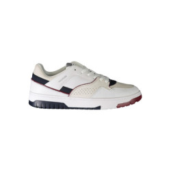 CHAUSSURES DE SPORT BLANCHES TOMMY HILFIGER POUR HOMMES