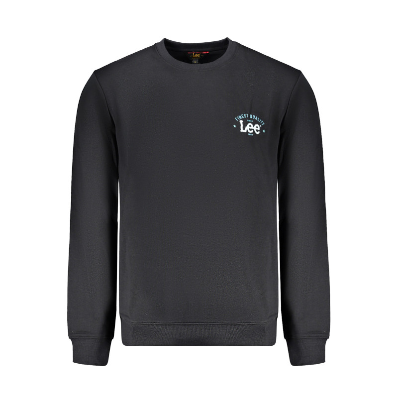 SWEAT-SHIRT SANS FERMETURE ÉCLAIR NOIR LEE POUR HOMMES