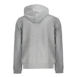 SWEAT-SHIRT ZIPPÉ GRIS CALVIN KLEIN POUR HOMMES