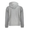 SWEAT-SHIRT ZIPPÉ GRIS CALVIN KLEIN POUR HOMMES