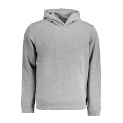 CALVIN KLEIN MEN'S ZIP-UP SWEATSHIRT GREY