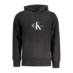 SWEAT-SHIRT SANS FERMETURE ÉCLAIR NOIR CALVIN KLEIN POUR HOMMES