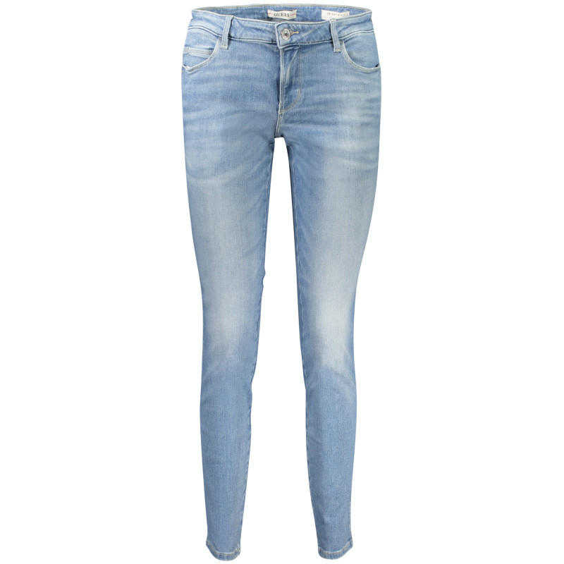 GUESS JEANS WOMEN'S DENIM JEANS BLUE