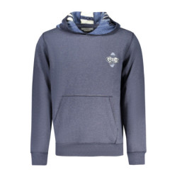 SWEAT-SHIRT GUESS JEANS SANS ZIP HOMME BLEU