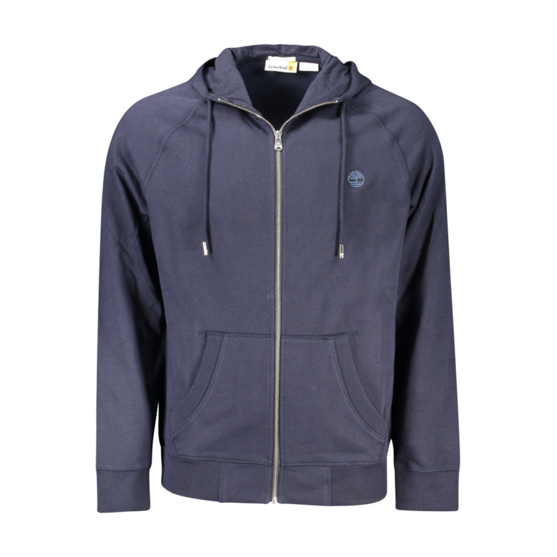 TIMBERLAND MEN'S ZIP-UP SWEATSHIRT BLUE