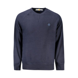 TIMBERLAND MEN'S BLUE ZIP-UP SWEATSHIRT