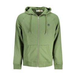 TIMBERLAND MEN'S ZIP-UP SWEATSHIRT GREEN