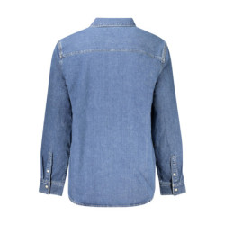 CALVIN KLEIN LONG SLEEVE SHIRT MEN BLUE