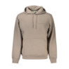 SWEAT-SHIRT ZIPPÉ MARRON CALVIN KLEIN POUR HOMMES