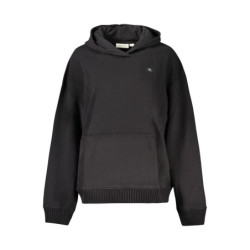 SWEAT-SHIRT CALVIN KLEIN SANS ZIP FEMME NOIR