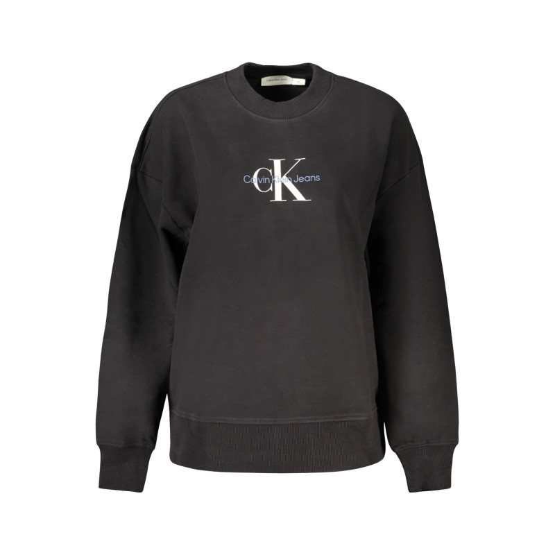 CALVIN KLEIN SWEATSHIRT WITHOUT ZIP WOMEN BLACK