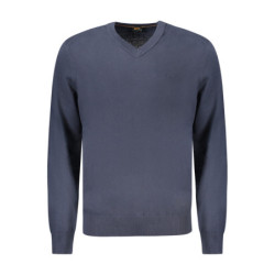 HUGO BOSS MEN'S SWEATER BLUE