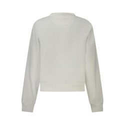 SWEAT-SHIRT GUESS JEANS SANS ZIP FEMME BLANC