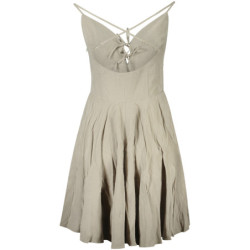 GUESS JEANS SHORT DRESS WOMEN GREEN