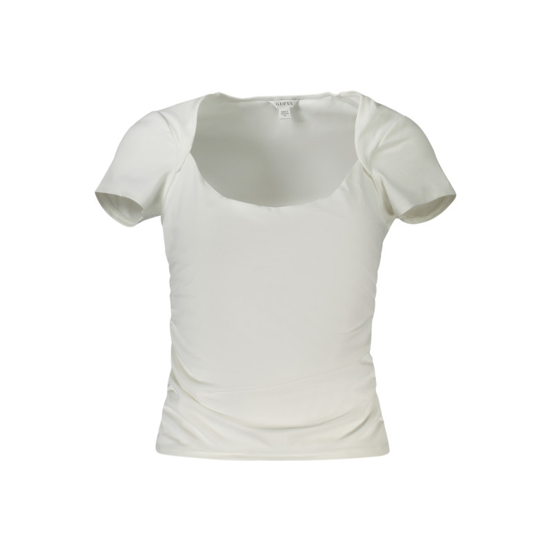 T-SHIRT À MANCHES COURTES GUESS JEANS FEMME BLANC