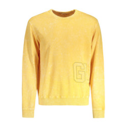 SWEAT-SHIRT GUESS JEANS SANS ZIP HOMME JAUNE