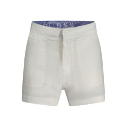 GUESS JEANS SHORT PANTS WOMEN WHITE