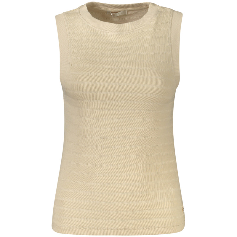 GUESS JEANS WOMEN'S TANK TOP BEIGE