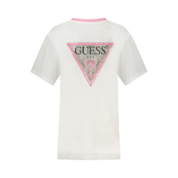 GUESS JEANS SHORT SLEEVE T-SHIRT WOMEN WHITE