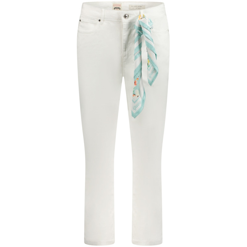 GUESS JEANS JEANS DENIM FEMME BLANC