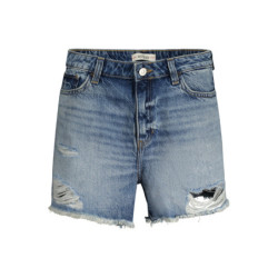 GUESS JEANS WOMEN'S SHORT JEANS BLUE