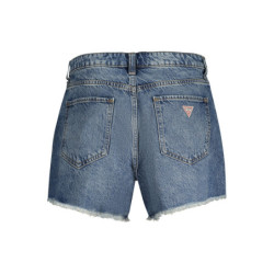 GUESS JEANS WOMEN'S SHORT JEANS BLUE