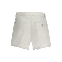 GUESS JEANS JEANS COURT FEMME BLANC