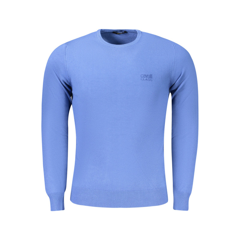 CAVALLI CLASS MEN'S BLUE SWEATER
