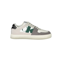CHAUSSURES DE SPORT POUR HOMMES CALVIN KLEIN BLANCHES