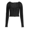 GUESS JEANS WOMEN'S BLACK SWEATER