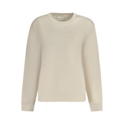 SWEAT-SHIRT CALVIN KLEIN SANS ZIP FEMME BEIGE