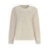 SWEAT-SHIRT CALVIN KLEIN SANS ZIP FEMME BEIGE