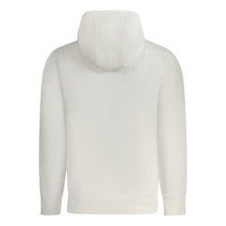 SWEAT-SHIRT ZIPPÉ POUR HOMMES CALVIN KLEIN BLANC