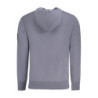 SWEAT-SHIRT CALVIN KLEIN SANS ZIP HOMME BLEU