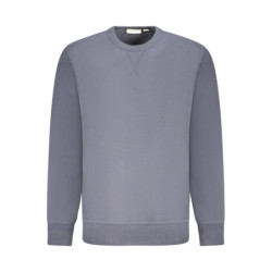 SWEAT-SHIRT CALVIN KLEIN SANS ZIP HOMME BLEU