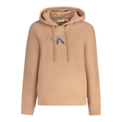 SWEAT-SHIRT CALVIN KLEIN SANS ZIP FEMME ROSE