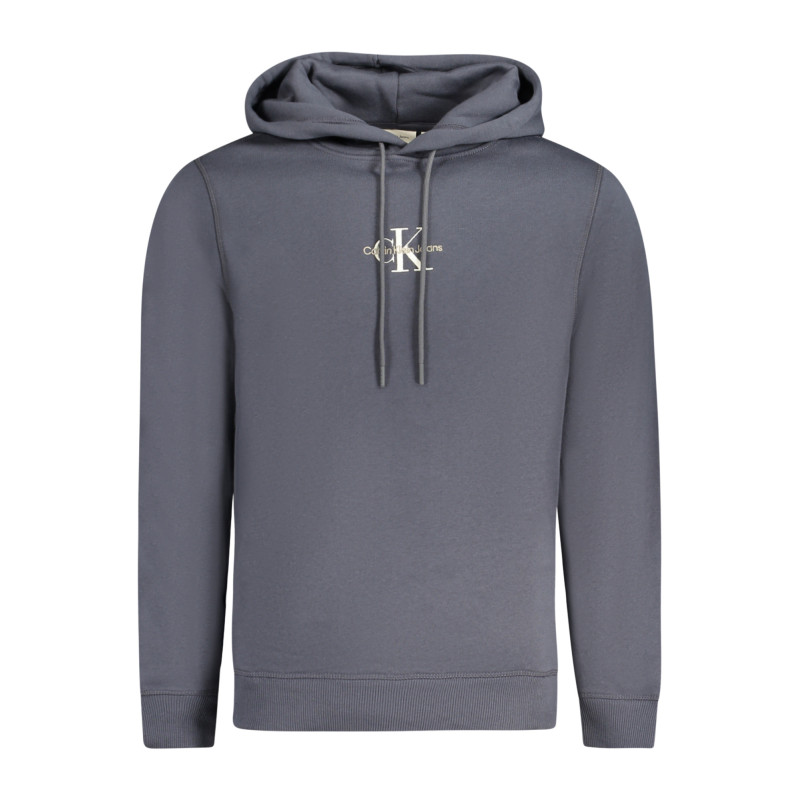 SWEAT-SHIRT CALVIN KLEIN SANS ZIP HOMME BLEU