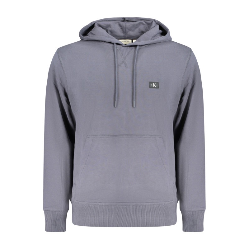 SWEAT-SHIRT CALVIN KLEIN SANS ZIP HOMME BLEU
