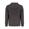Sweat-shirt zippé noir pour homme Calvin Klein