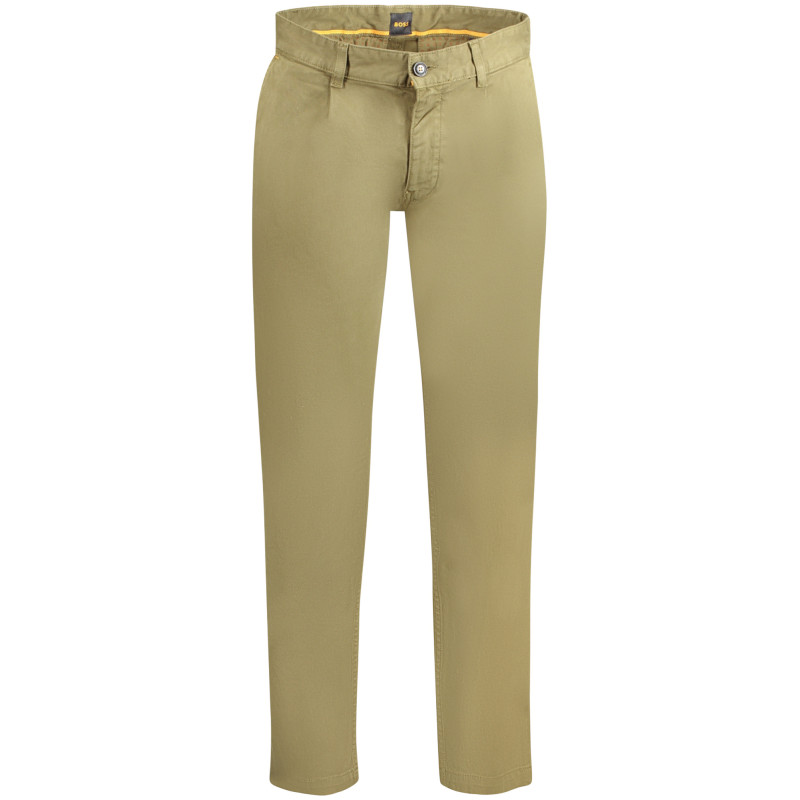 HUGO BOSS MEN'S GREEN TROUSERS