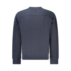 HUGO BOSS MEN'S ZIP-UP SWEATSHIRT BLUE