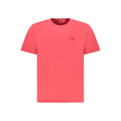 PEPE JEANS MEN'S SHORT SLEEVE T-SHIRT RED