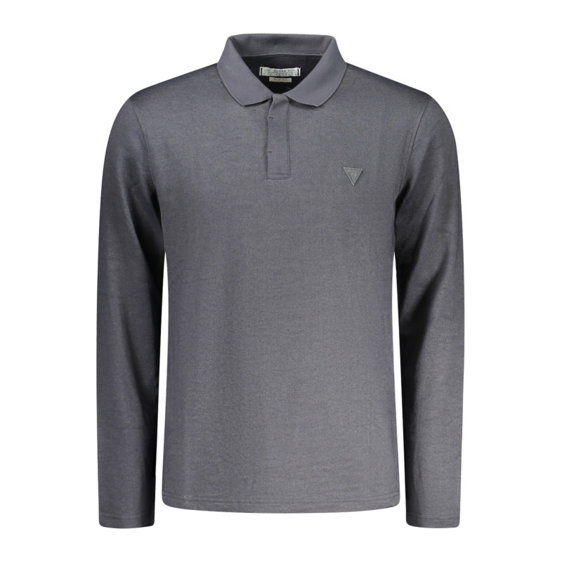 POLO MANCHES LONGUES GUESS JEANS HOMME NOIR