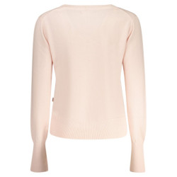 GUESS JEANS WOMEN'S PINK SWEATER