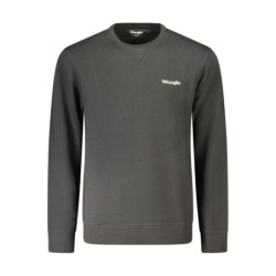 WRANGLER MEN'S BLACK ZIP-UP SWEATSHIRT