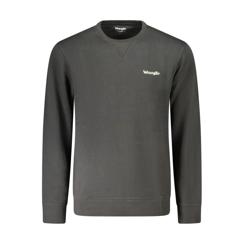 WRANGLER MEN'S BLACK ZIP-UP SWEATSHIRT