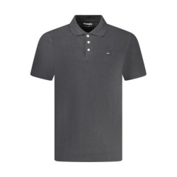 POLO WRANGLER MANCHES COURTES HOMME NOIR